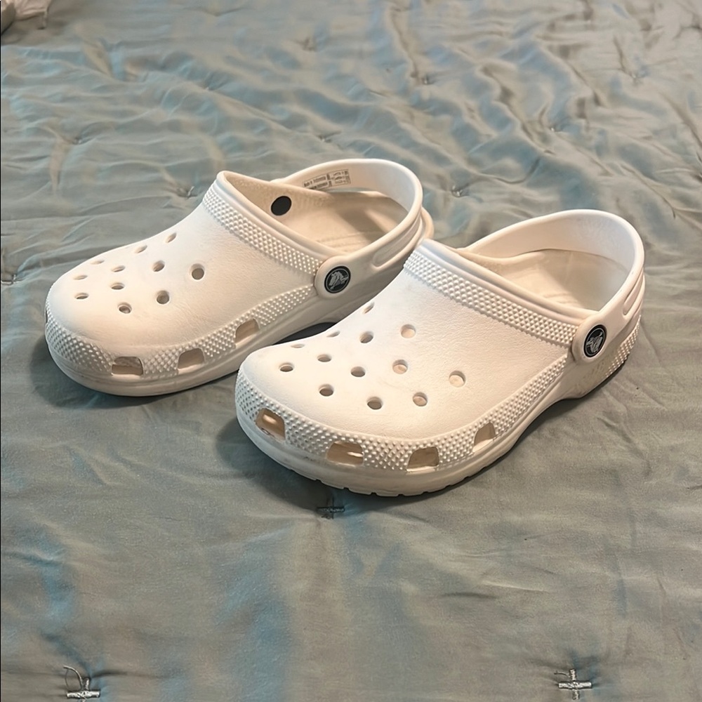 CROCS Kids Slip-On Slippers - White